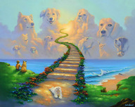 Jim Warren Fine Art Jim Warren Fine Art All Dogs Go to Heaven #2 